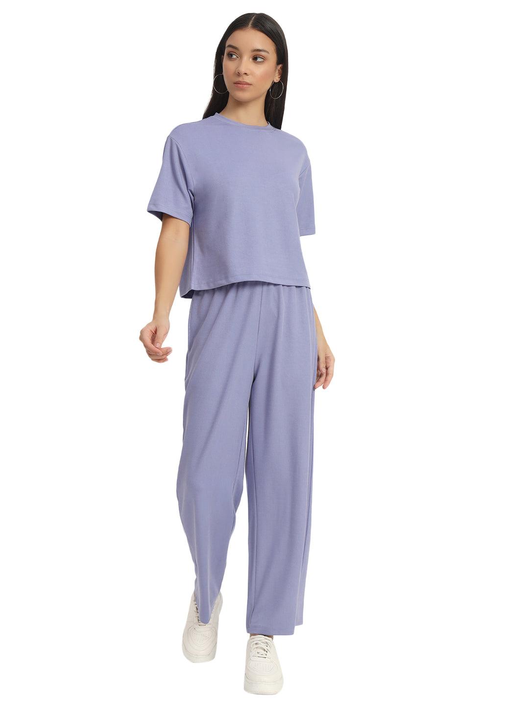 Effortless Luxe Co-ord Lilac - VONYQ