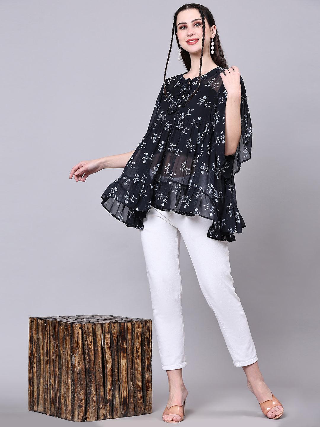 Flowy Peplum Top - VONYQ