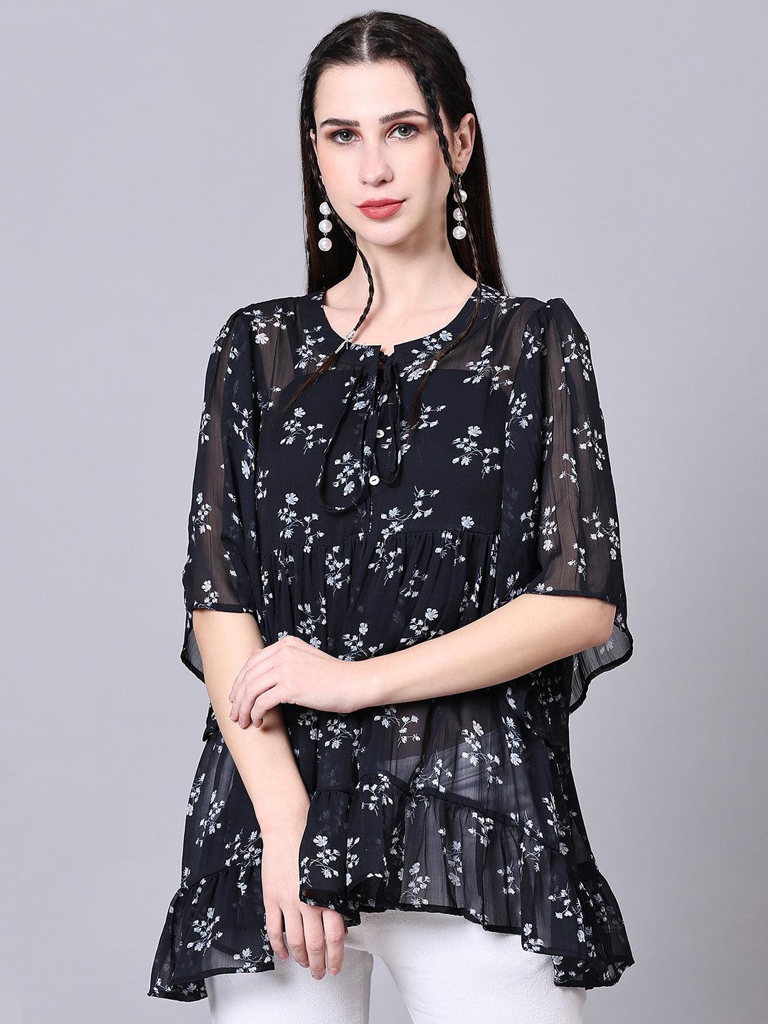 Flowy Peplum Top - VONYQ
