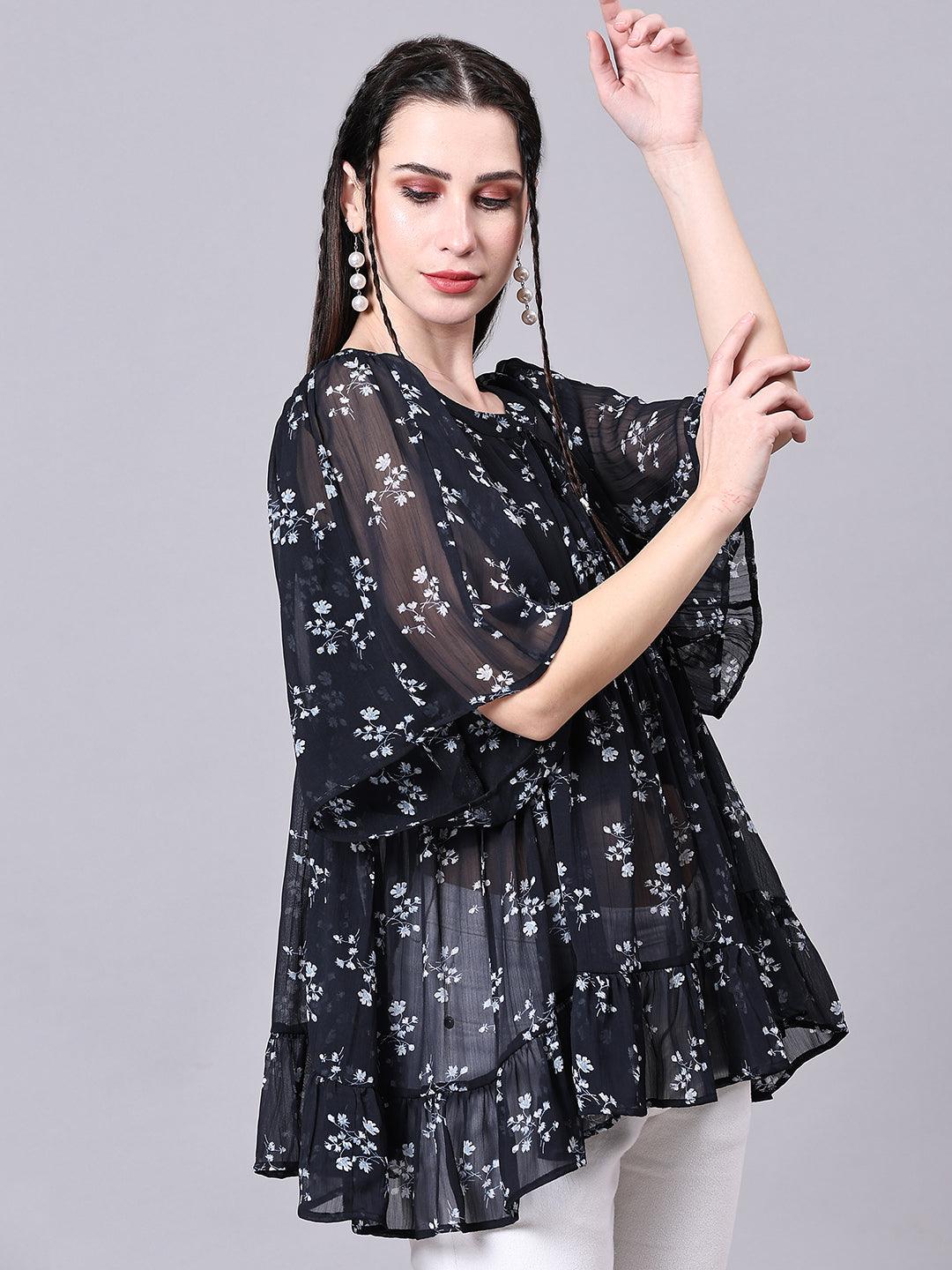 Flowy Peplum Top - VONYQ