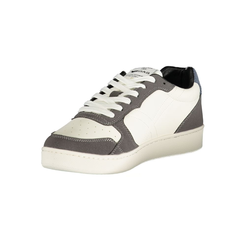 Gas Bianco Polyurethane Men Sneaker