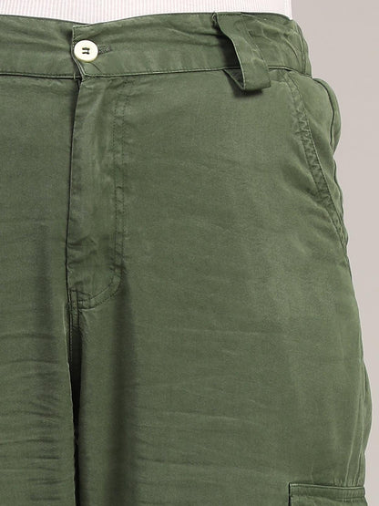 khaki Tencel pants - VONYQ