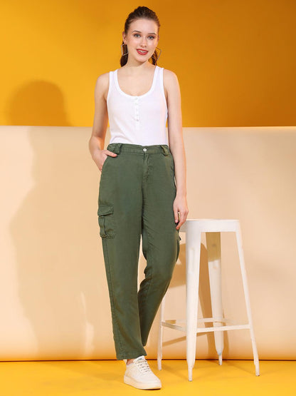khaki Tencel pants - VONYQ