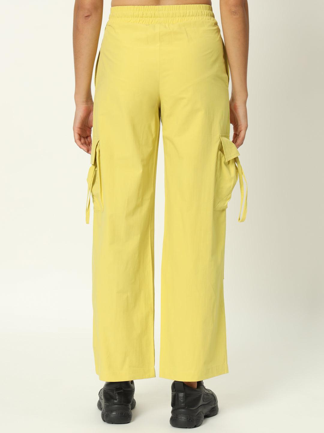 Urban Glide Yellow Parachute Pant - VONYQ