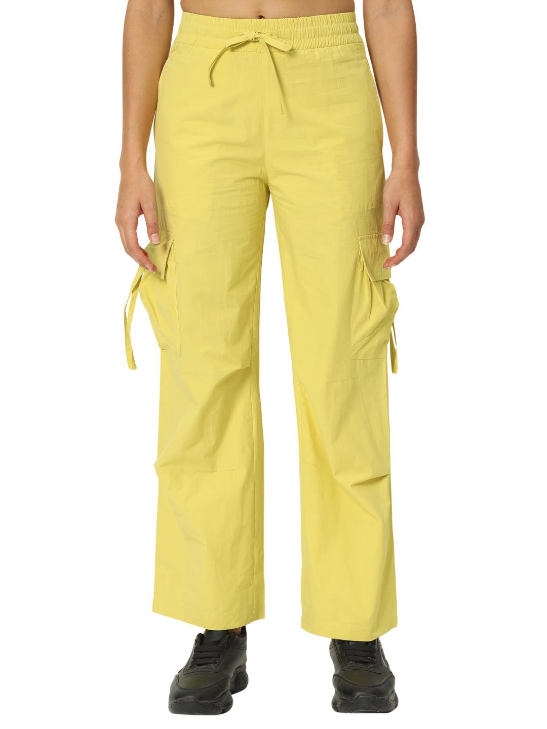 Urban Glide Yellow Parachute Pant - VONYQ