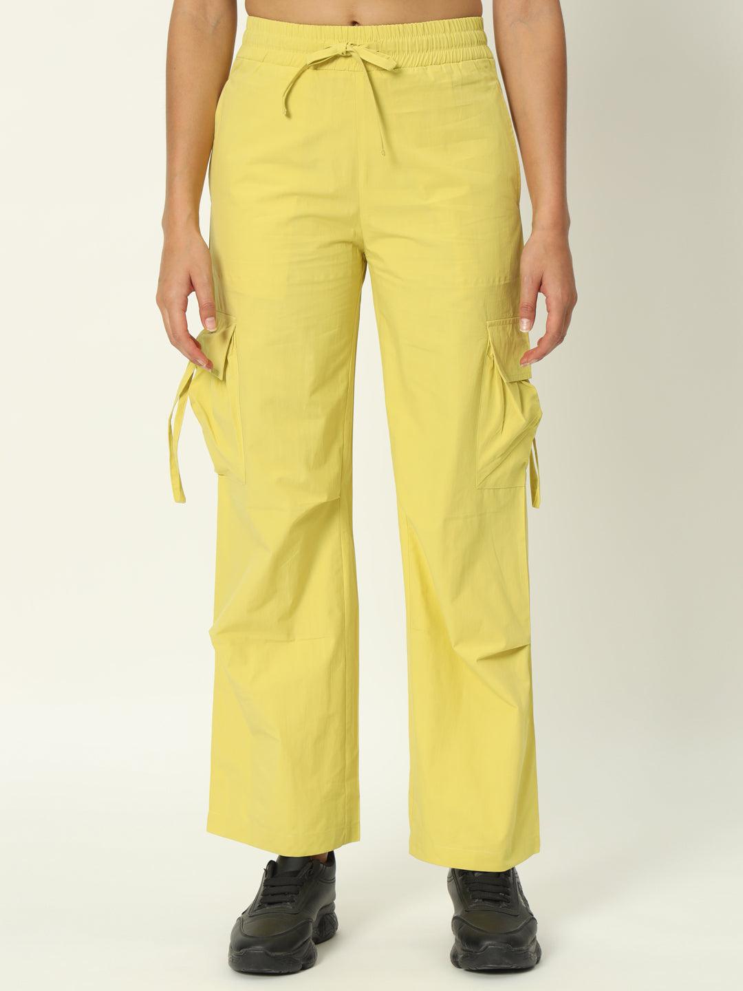Urban Glide Yellow Parachute Pant - VONYQ