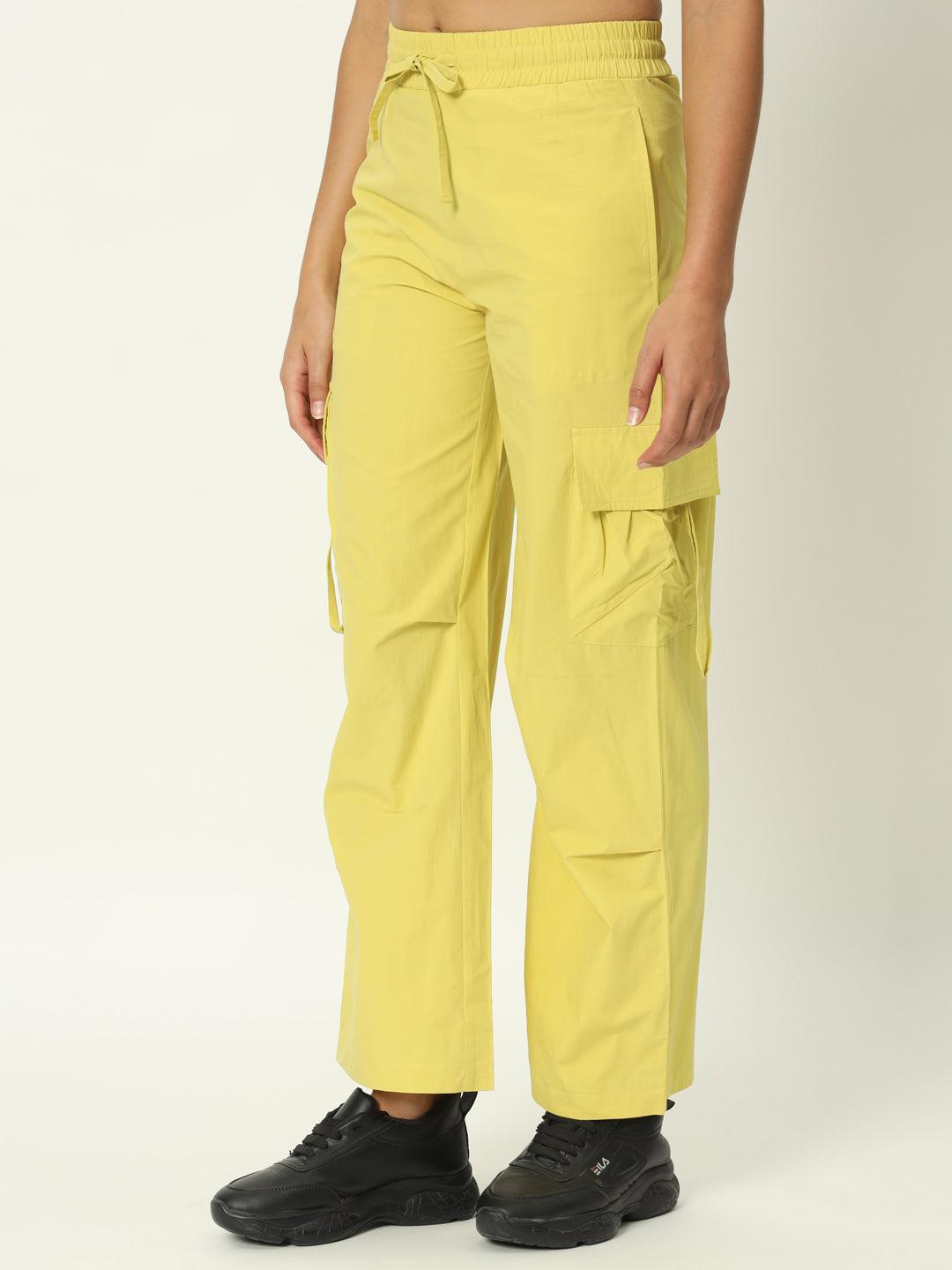 Urban Glide Yellow Parachute Pant - VONYQ