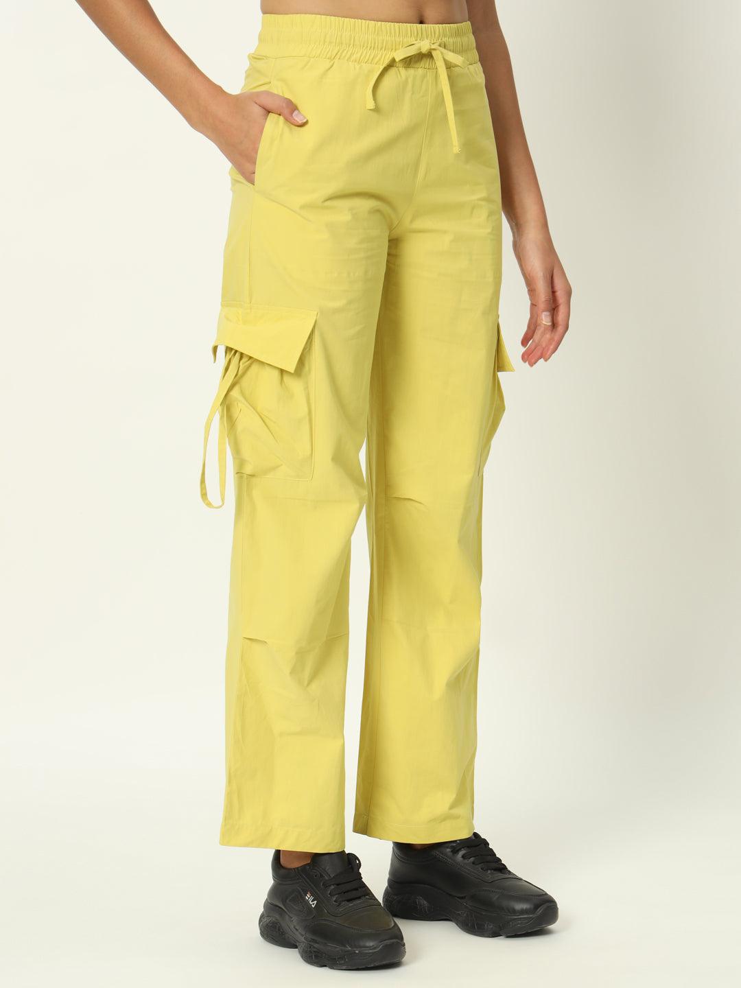 Urban Glide Yellow Parachute Pant - VONYQ
