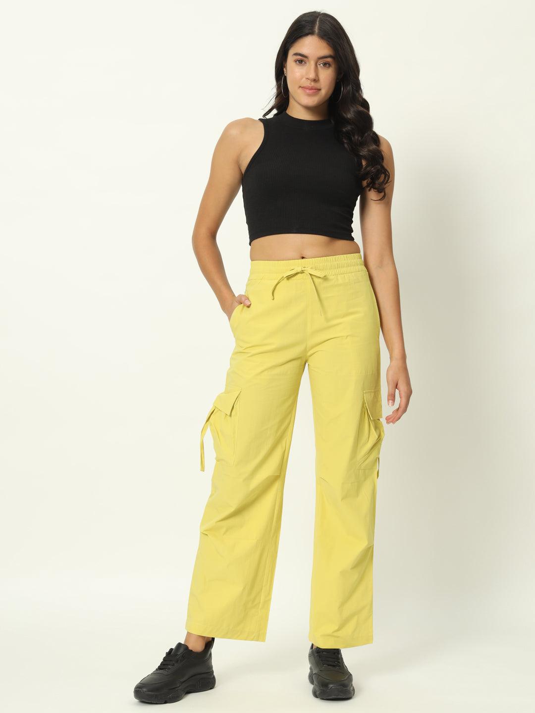 Urban Glide Yellow Parachute Pant - VONYQ