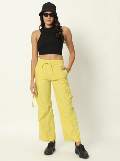 Urban Glide Yellow Parachute Pant - VONYQ