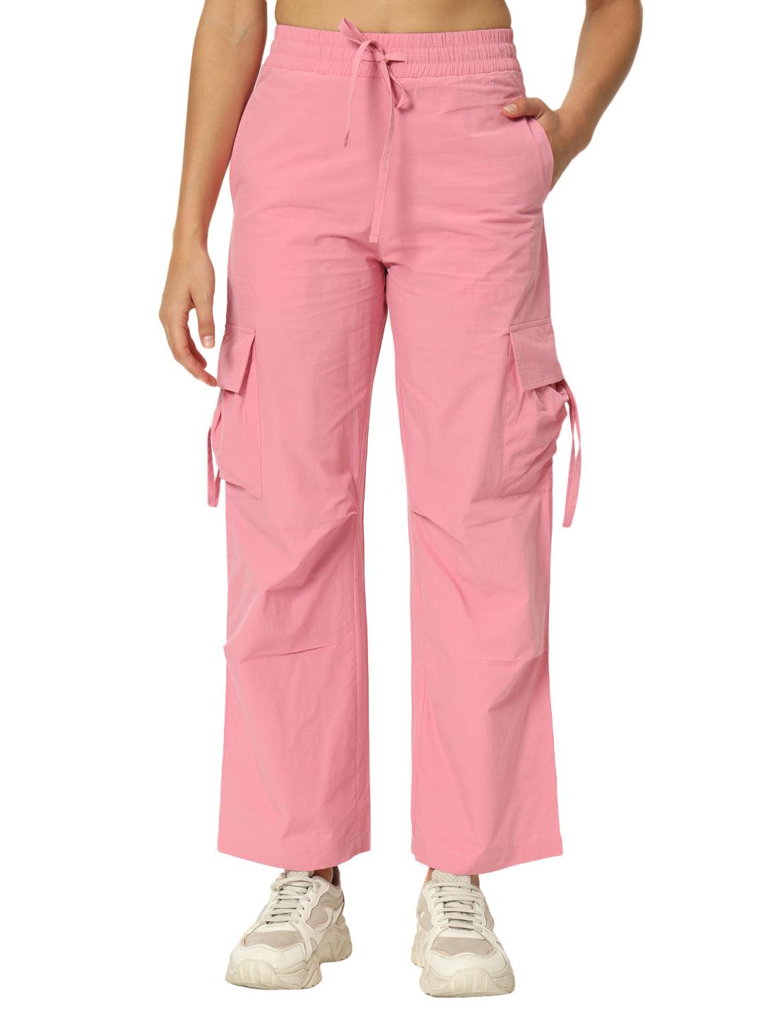 Urban Glide Pink Parachute Pants - VONYQ