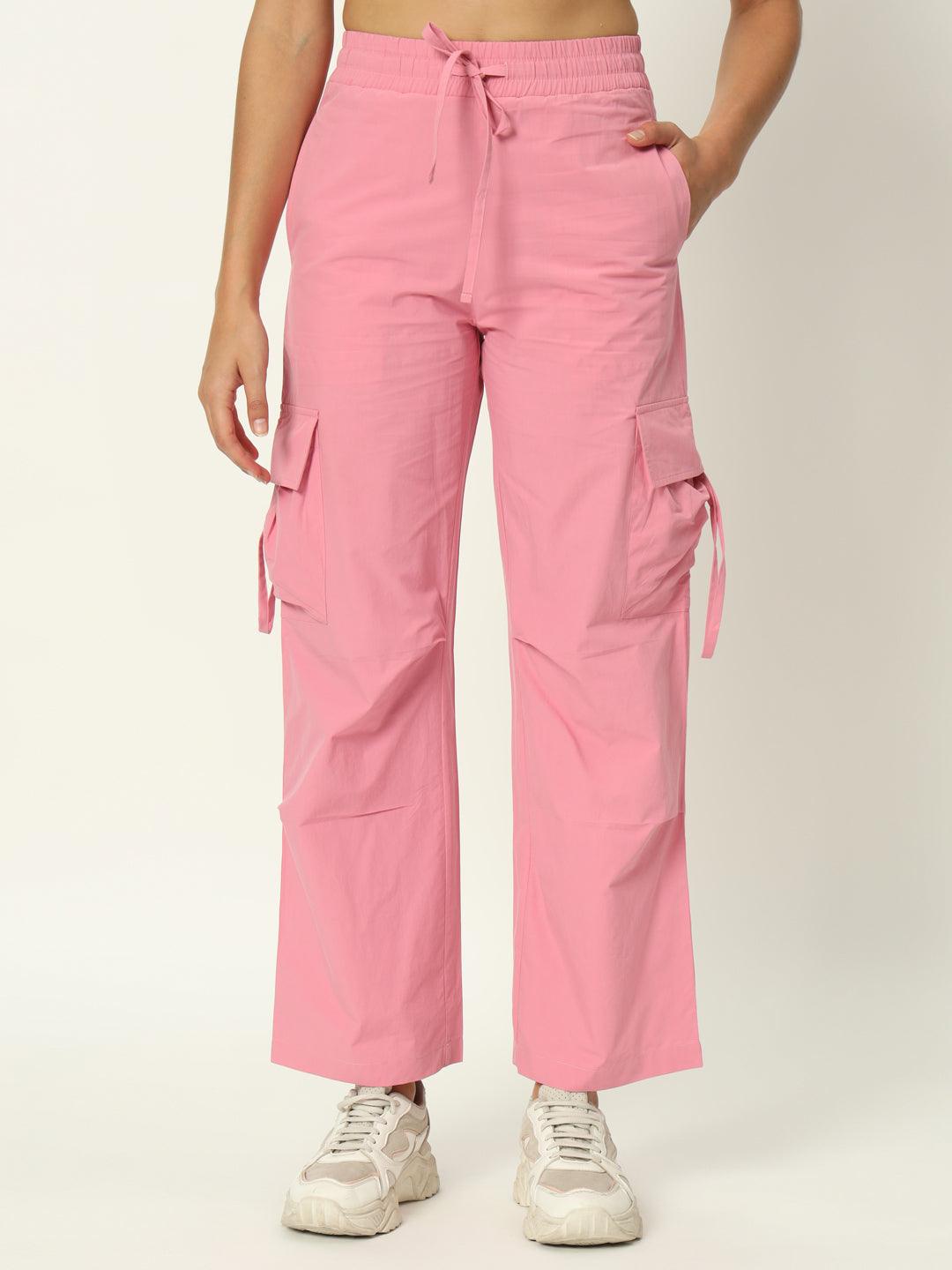 Urban Glide Pink Parachute Pants - VONYQ