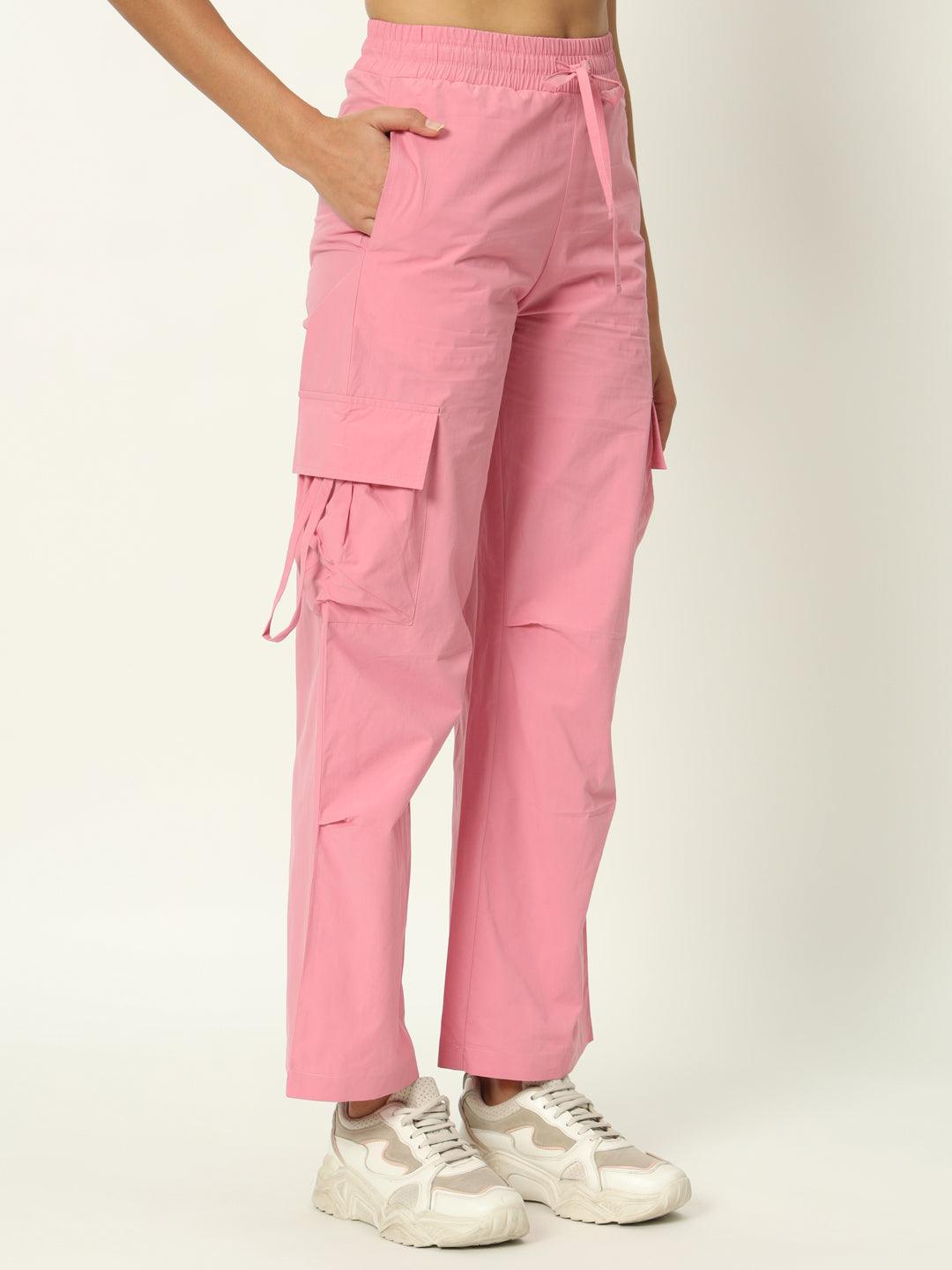 Urban Glide Pink Parachute Pants - VONYQ