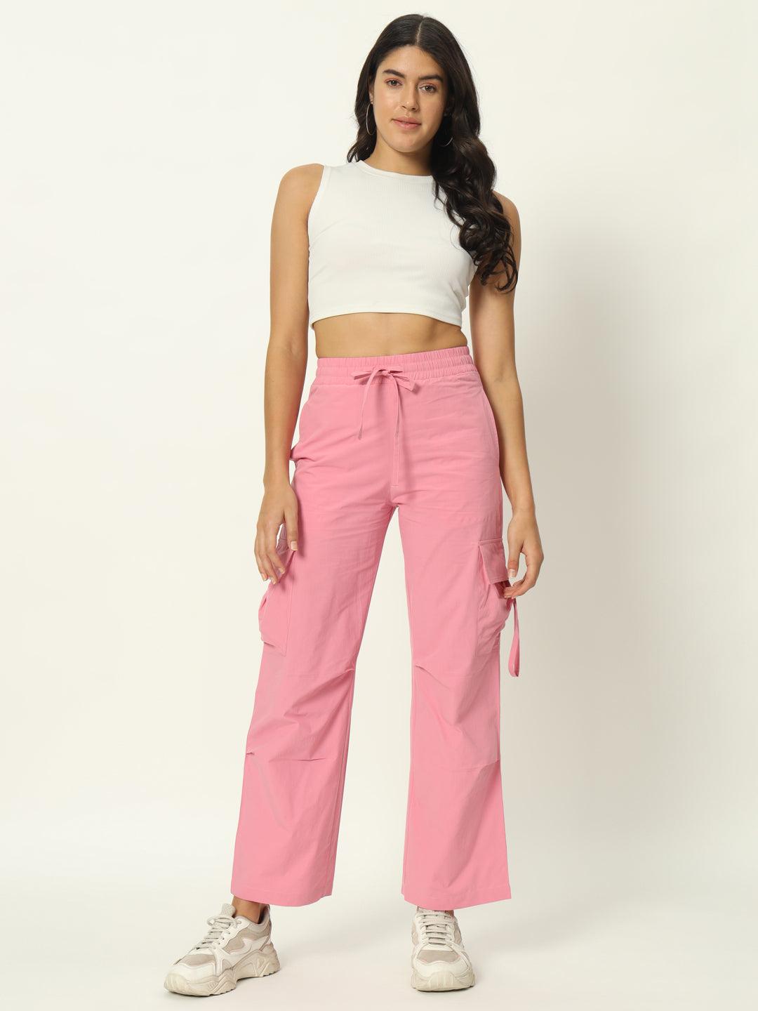 Urban Glide Pink Parachute Pants - VONYQ