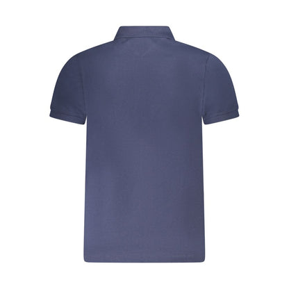Tommy Hilfiger Blu Cotton Men Polo Shirt