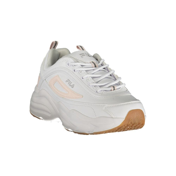Fila White Polyester Women Sneaker