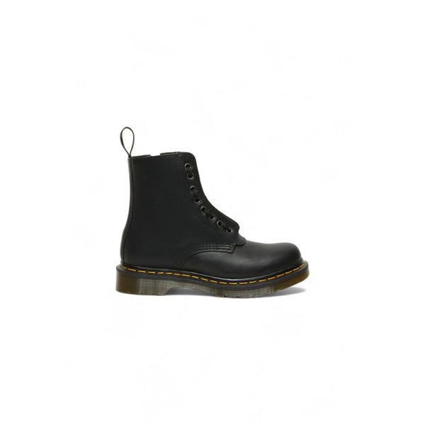 Dr. Martens Black Leather Lace-Up Boots