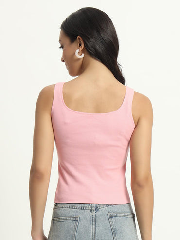 Women’s Solid Colour V-Neck Cami - VONYQ