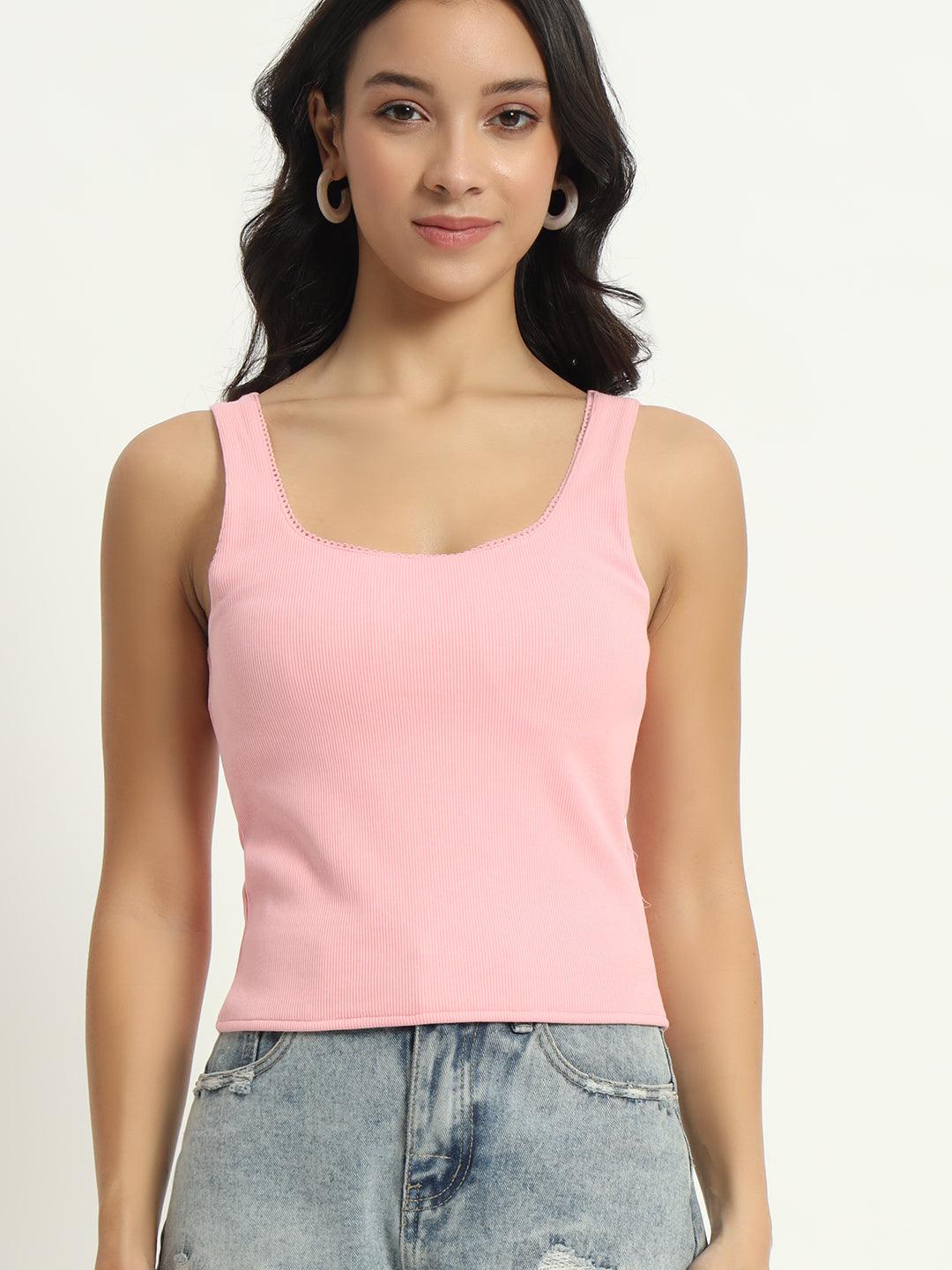 Women’s Solid Colour V-Neck Cami - VONYQ
