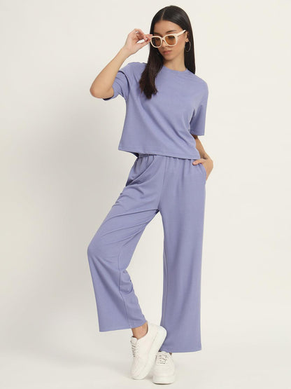 Effortless Luxe Co-ord Lilac - VONYQ