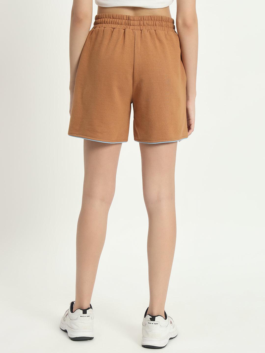 FlexEase Brown Terry Shorts - VONYQ