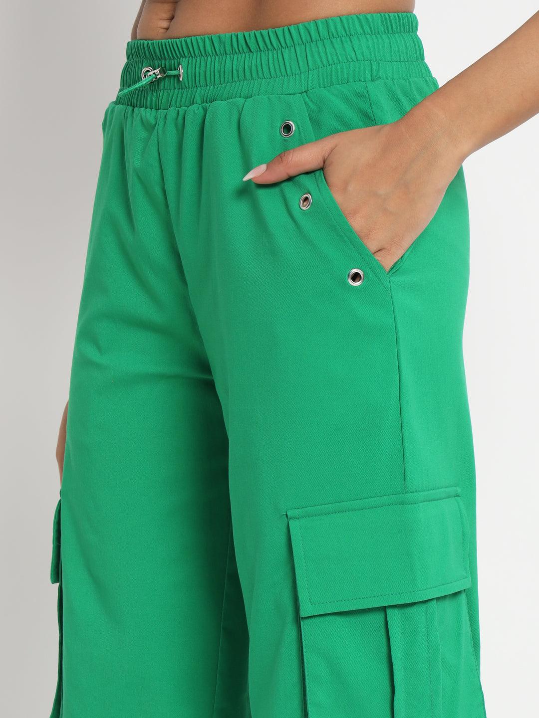 Urban Glide Green Parachute Pants - VONYQ