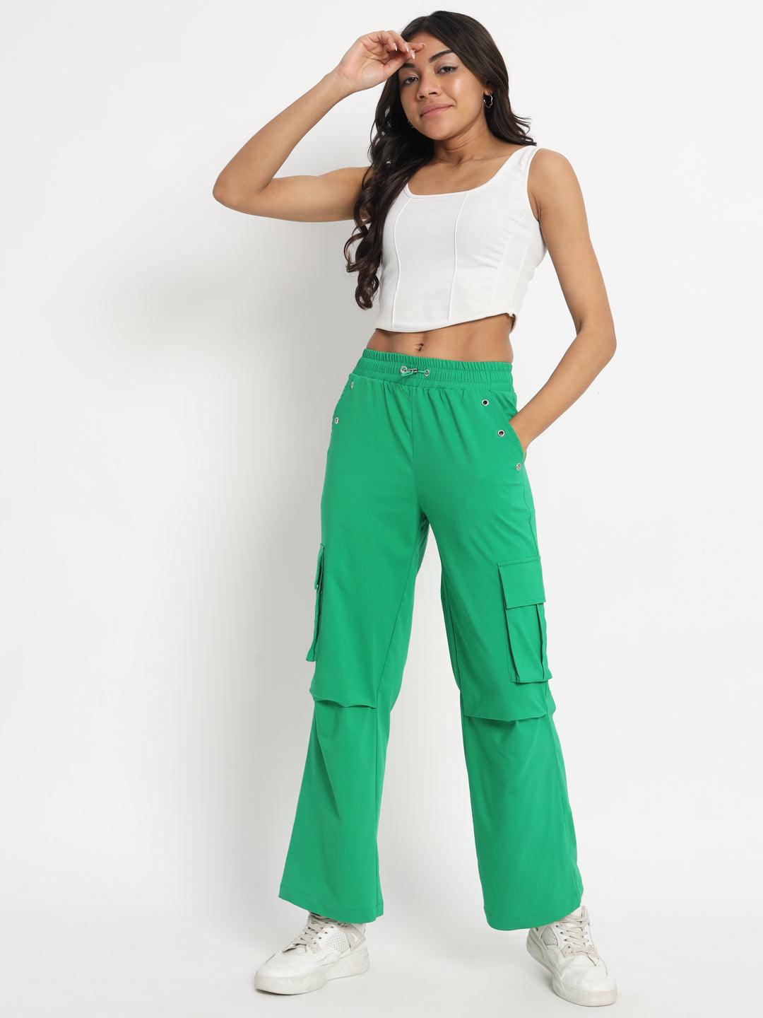 Urban Glide Green Parachute Pants - VONYQ