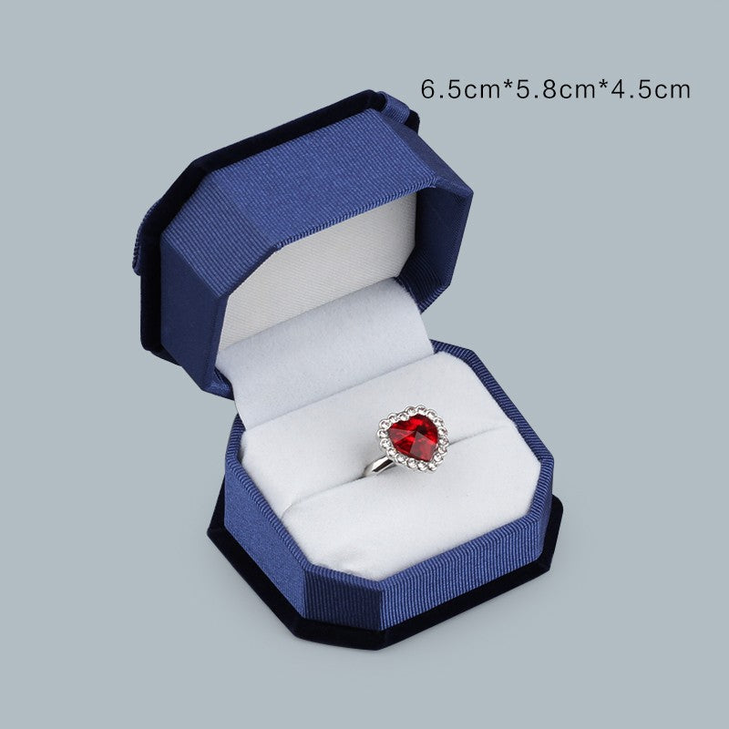 Blue Bow Jewelry Storage Box