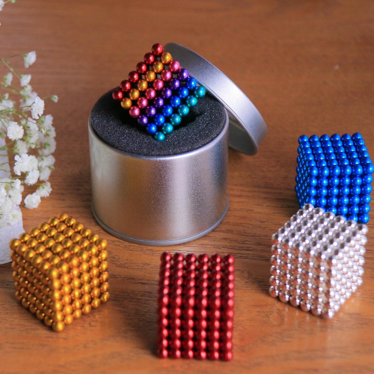 Buck Ball 216 Magnetic Ball Decompression Educational Toy Color Magnetic Ball Rubik's Cube