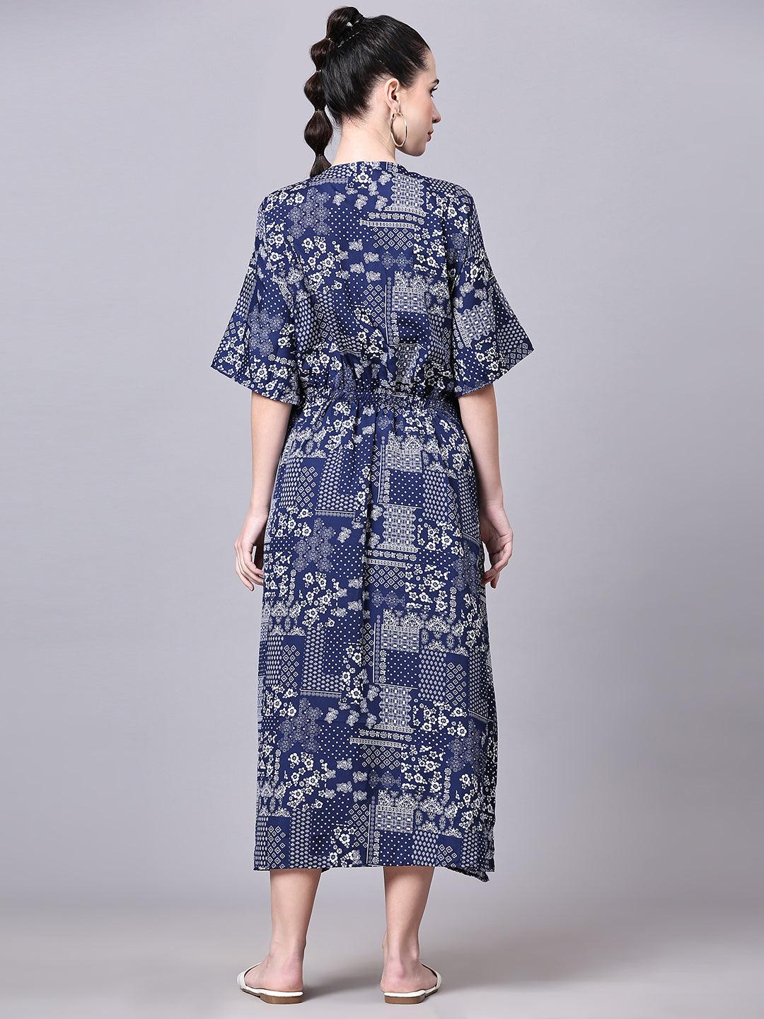 Azure Flow Kaftan Dress - VONYQ