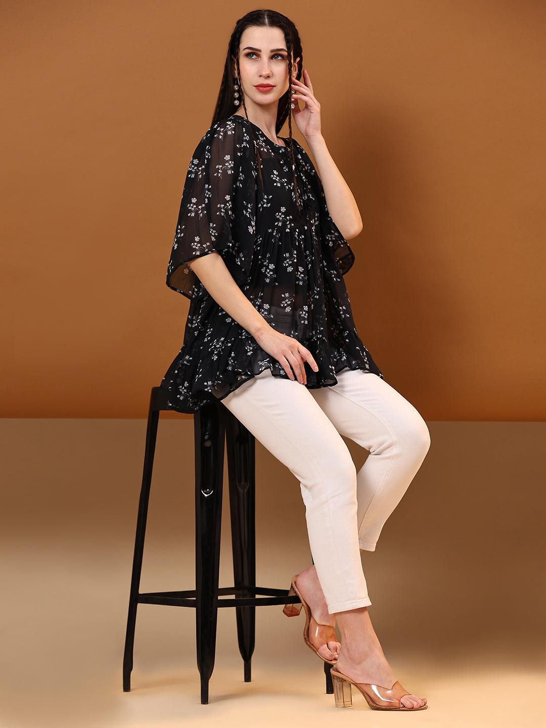 Flowy Peplum Top - VONYQ