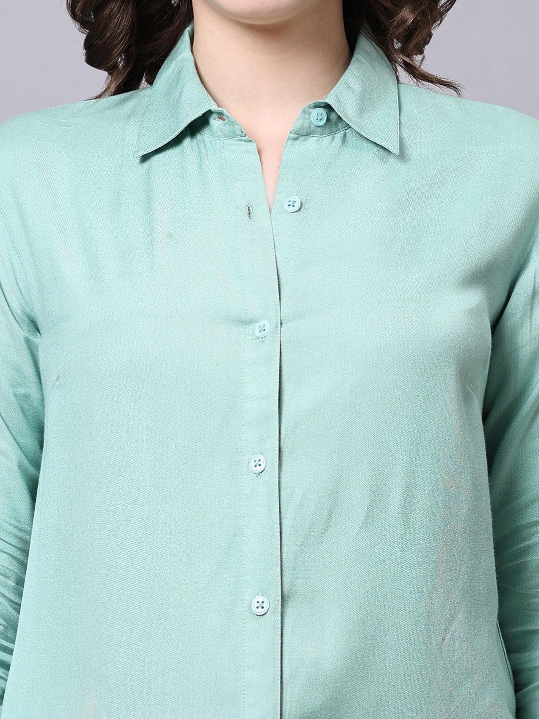 Chic Button-down Shirt - VONYQ