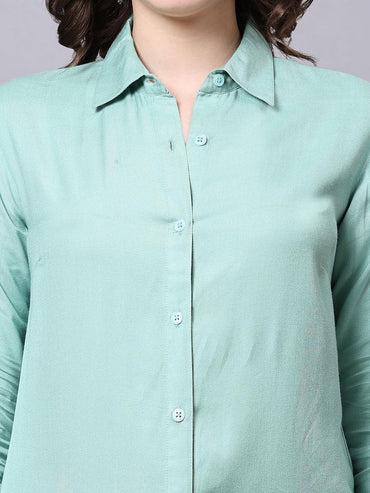 Chic Button-down Shirt - VONYQ