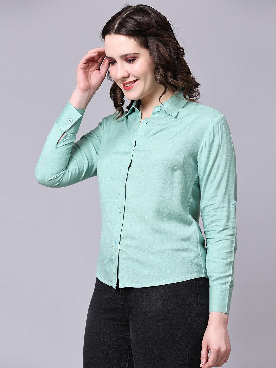 Chic Button-down Shirt - VONYQ