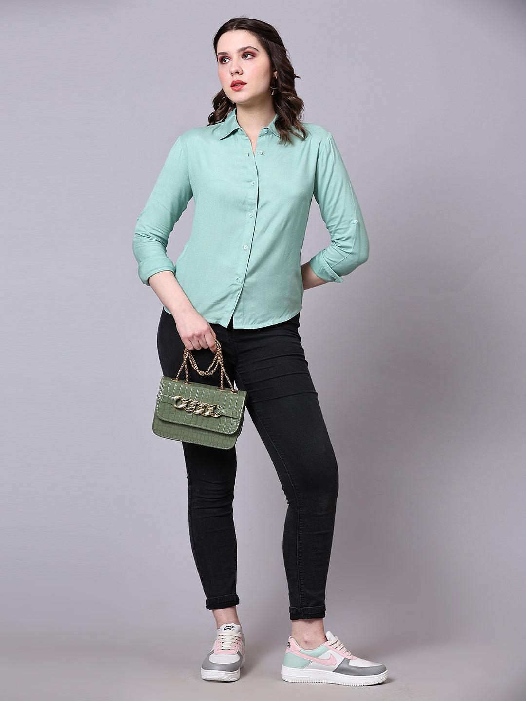 Chic Button-down Shirt - VONYQ