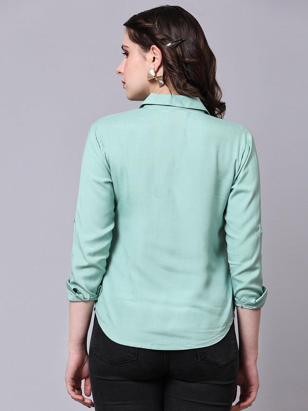Chic Button-down Shirt - VONYQ
