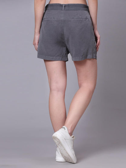 Grey Tencel Shorts - VONYQ