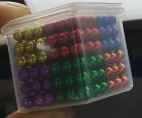 Buck Ball 216 Magnetic Ball Decompression Educational Toy Color Magnetic Ball Rubik's Cube