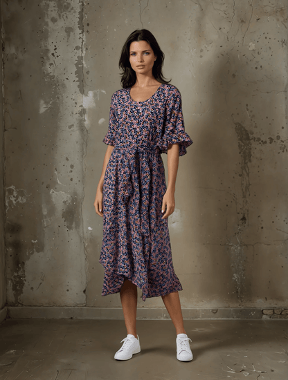 Flora Flow Asymmetrical Dress - VONYQ