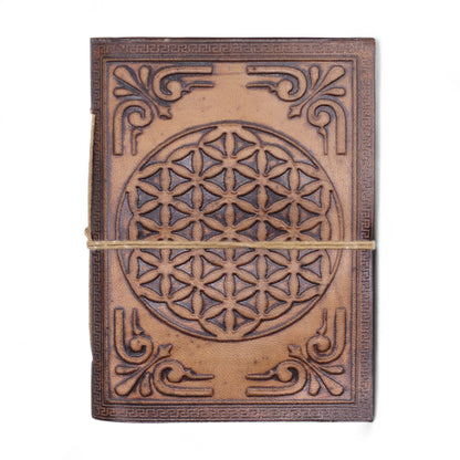Assorted Esoteric Leather Notebooks - 15x11.5 cm