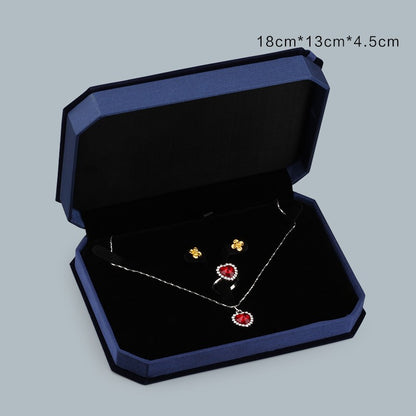 Blue Bow Jewelry Storage Box