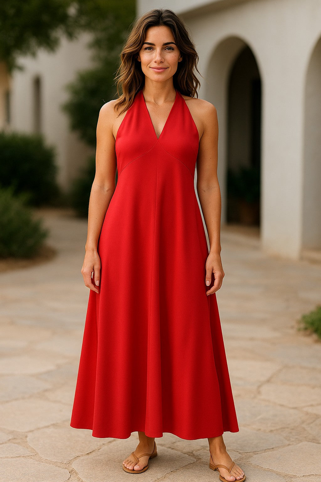 Radiant Rouge Dress